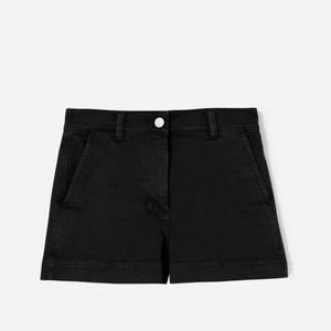EVERLANE Cotton Twill Short Black Size 8